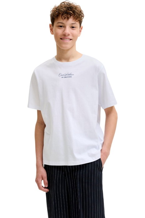 Tricou JACK &JONES Art Print SS JNR - 12289921-Bright White [1]