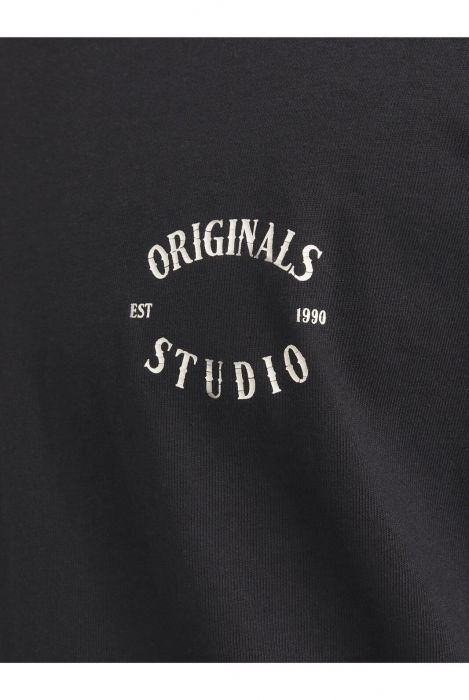 Tricou JACK &JONES Austin Font - 12277896-Black [3]