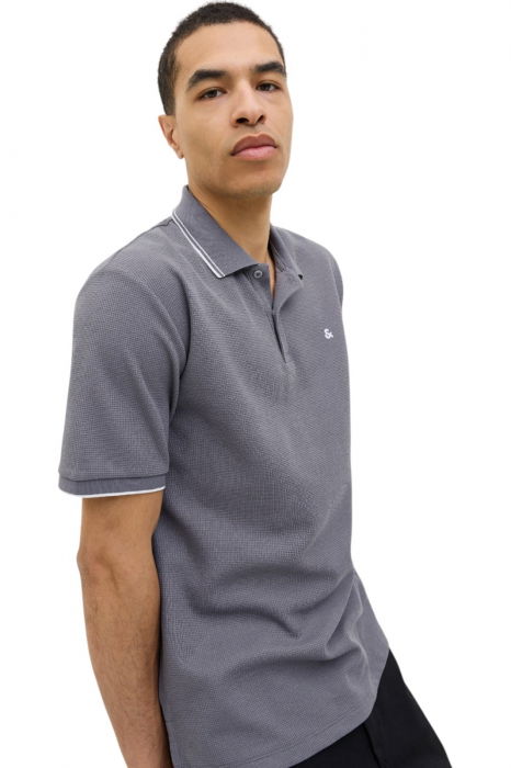 Tricou JACK &JONES Austin Polo SS - 12268130-Castlerock [5]