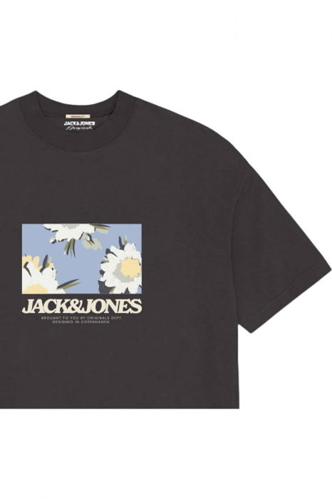 Tricou JACK &JONES Avira AOP Crew - 12281811-Black [3]