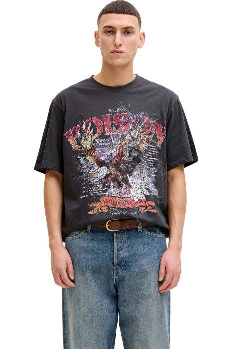 Tricou JACK &JONES Band - 12293434-Asphalt [1]