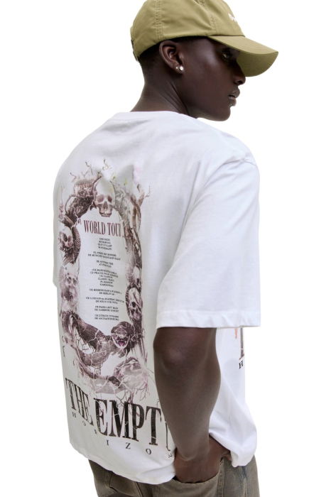 Tricou JACK &JONES Band - 12293434-Bright White [6]