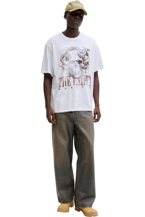 Tricou JACK &JONES Band - 12293434-Bright White [3]