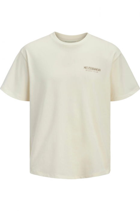 Tricou JACK &JONES Beach Club SS25 - 12293620-Egret [1]