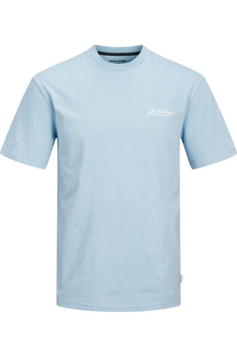 Tricou JACK &JONES Beau Frontprint - 12275012-Chambray Blue [1]