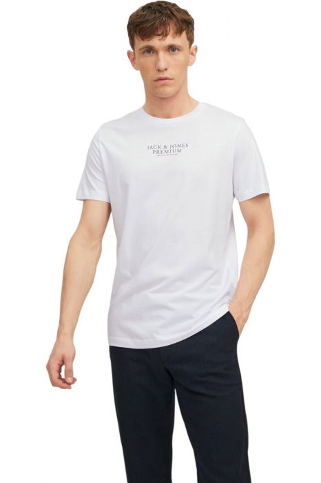 Tricou JACK &JONES Bluarchie Crew - 12217167-White [1]