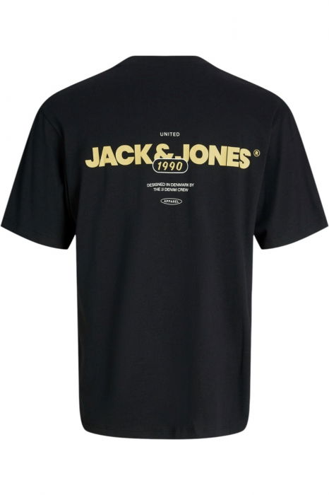 Tricou JACK &JONES Bradley Graphic O-Neck - 12268268-Black [2]