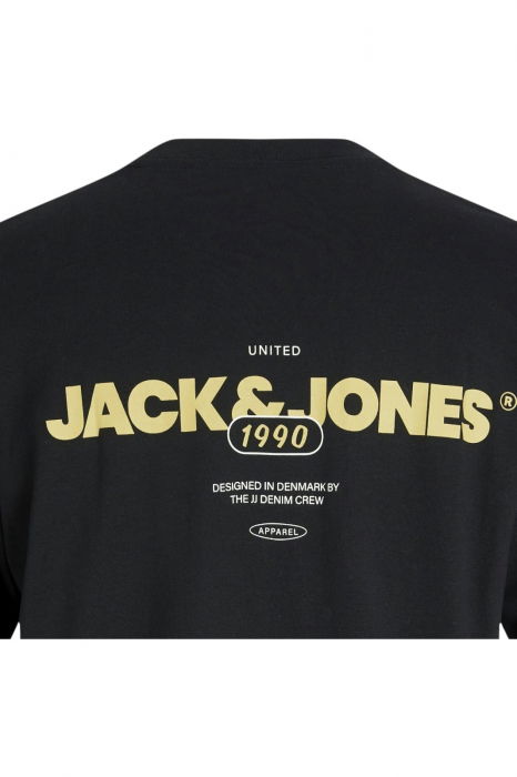 Tricou JACK &JONES Bradley Graphic O-Neck - 12268268-Black [4]