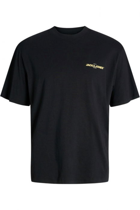Tricou JACK &JONES Bradley Graphic O-Neck - 12268268-Black [1]