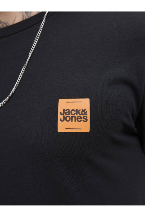 Tricou JACK &JONES Brandy LN - 12279100-Black [3]