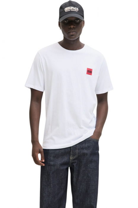 Tricou JACK &JONES Brandy LN - 12279100-White [1]