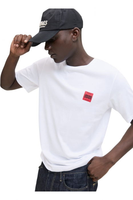 Tricou JACK &JONES Brandy LN - 12279100-White [5]