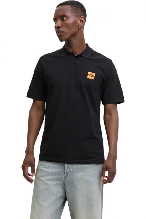 Tricou JACK &JONES Brandy Polo SS - 12287226-Black [1]