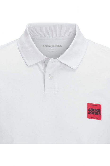 Tricou JACK &JONES Brandy Polo SS - 12287226-White [2]