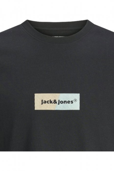 Tricou JACK &JONES Bronx Rectangle - 12262563-Black [2]