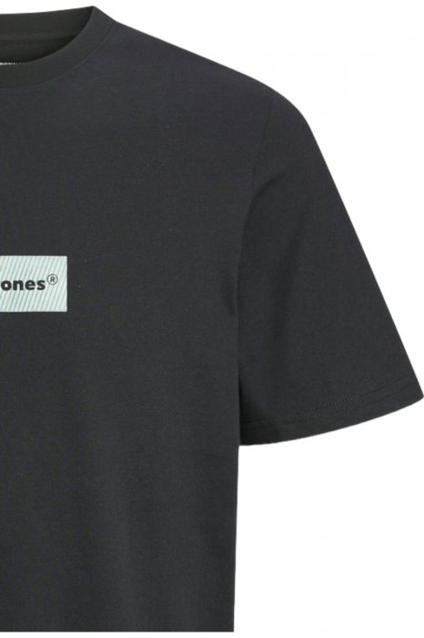 Tricou JACK &JONES Bronx Rectangle - 12262563-Black [3]