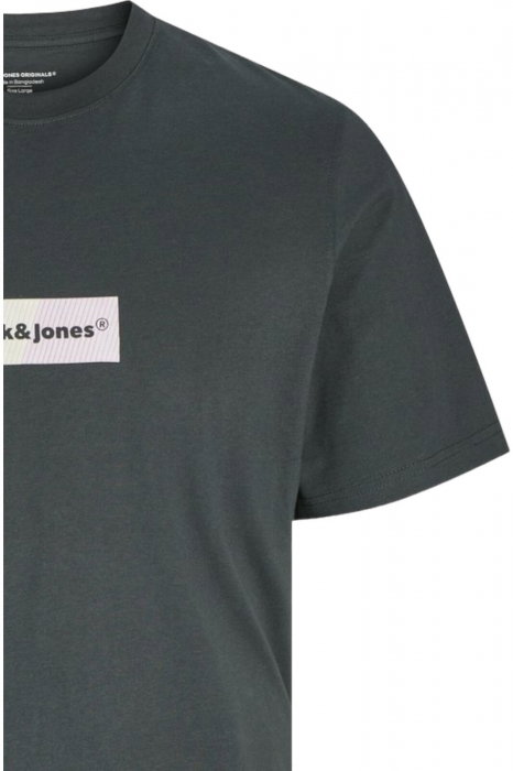 Tricou JACK &JONES Bronx Rectangle - 12262563-Forest [3]