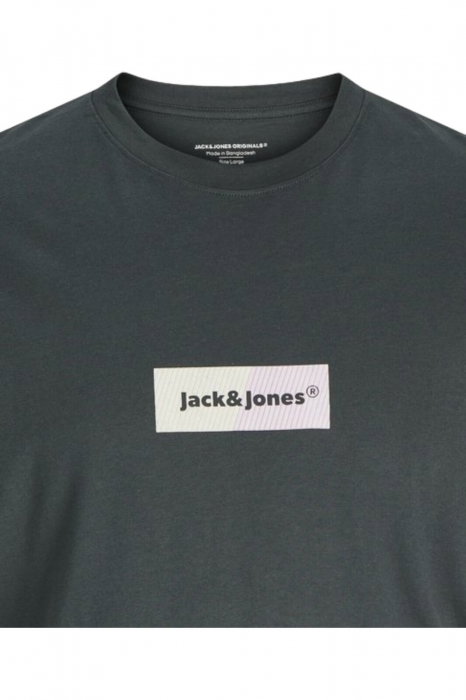 Tricou JACK &JONES Bronx Rectangle - 12262563-Forest [2]