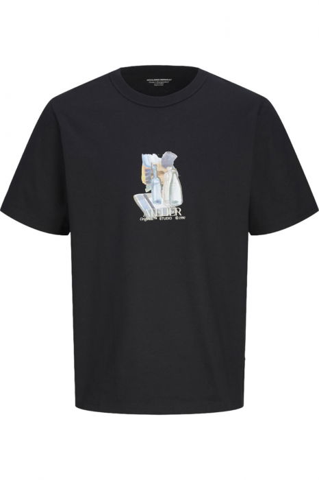 Tricou JACK &JONES Brooklyn Gfx - 12262506-Black [1]
