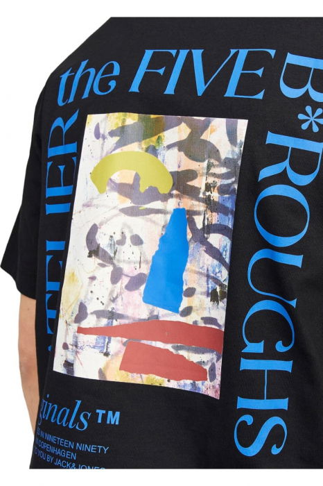 Tricou JACK &JONES Brooklyn Graphic Back - 12262503-Black [5]