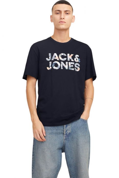 Tricou JACK &JONES Bryan Corp Logo - 12268127-Sky Captain [1]