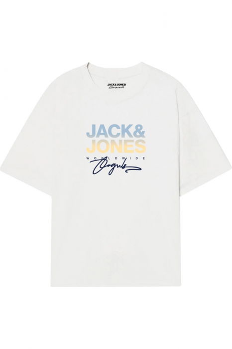 Tricou JACK &JONES Canguu FST JNR - 12281852-Bright White [1]