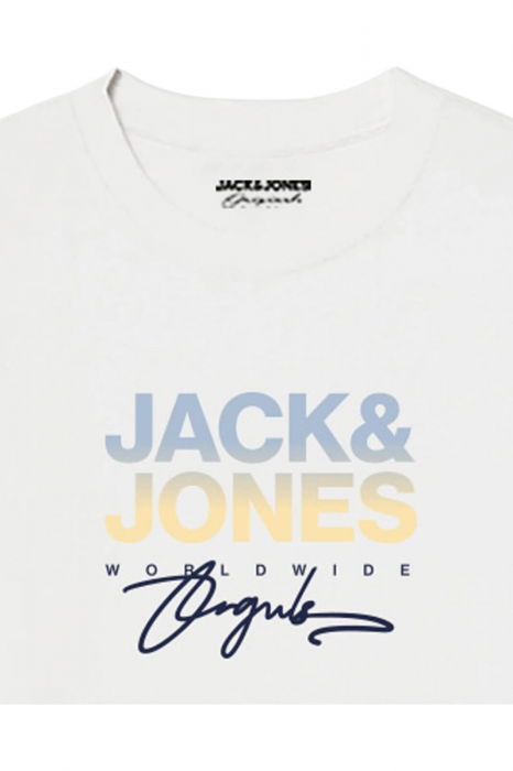 Tricou JACK &JONES Canguu FST JNR - 12281852-Bright White [2]