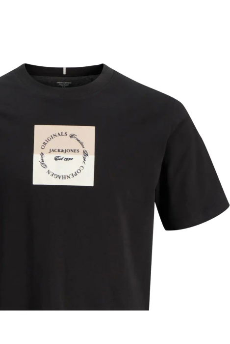 Tricou JACK &JONES Catskills Square Branding - 12290856-Black [3]