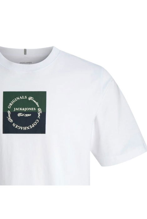 Tricou JACK &JONES Catskills Square Branding - 12290856-Bright White [3]