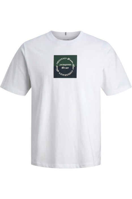 Tricou JACK &JONES Catskills Square Branding - 12290856-Bright White [1]