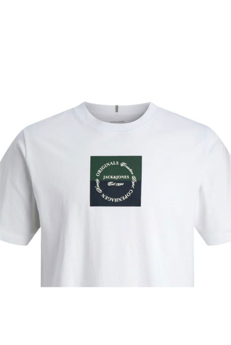 Tricou JACK &JONES Catskills Square Branding - 12290856-Bright White [2]