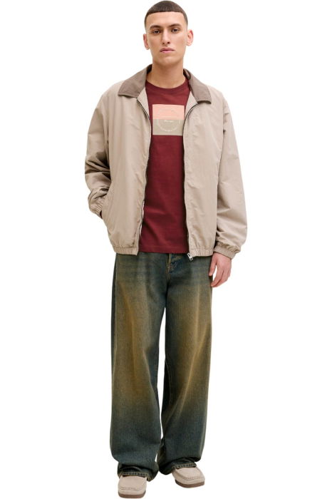 Tricou JACK &JONES Catskills Square Branding - 12290856-Cabernet [5]