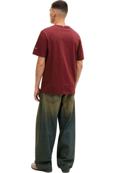 Tricou JACK &JONES Catskills Square Branding - 12290856-Cabernet [2]