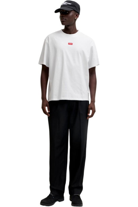 Tricou JACK &JONES Club Badge - 12295036-Bright White [5]