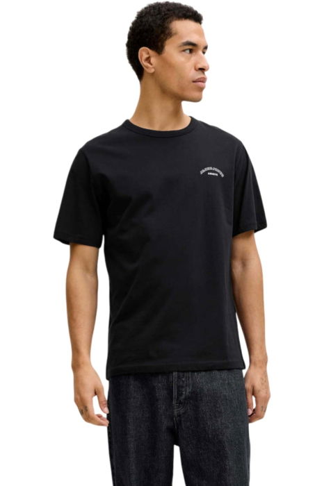 Tricou JACK &JONES College Logo Crew Neck - 12288105-Black [1]