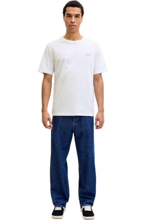 Tricou JACK &JONES College Logo Crew Neck - 12288105-Bright White [4]