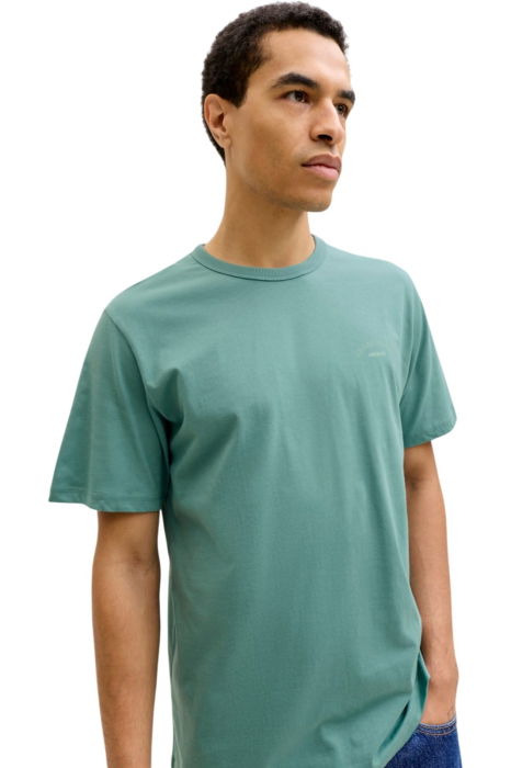 Tricou JACK &JONES College Logo Crew Neck - 12288105-Mineral Blue [4]