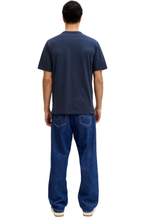 Tricou JACK &JONES College Logo Crew Neck - 12288105-Navy Blazer [2]