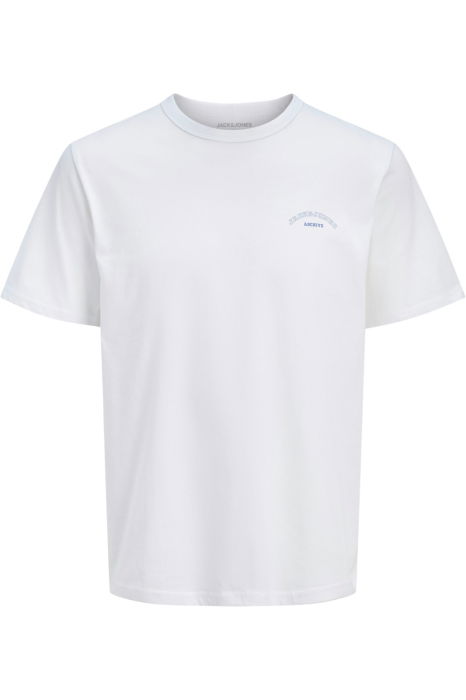 Tricou JACK &JONES College Logo Crew Neck JNR - 12289949-Bright White [1]