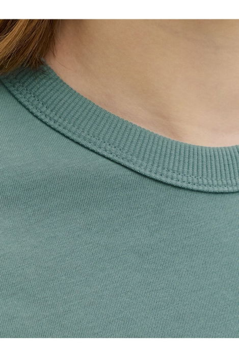 Tricou JACK &JONES College Logo Crew Neck JNR - 12289949-Mineral Blue [3]