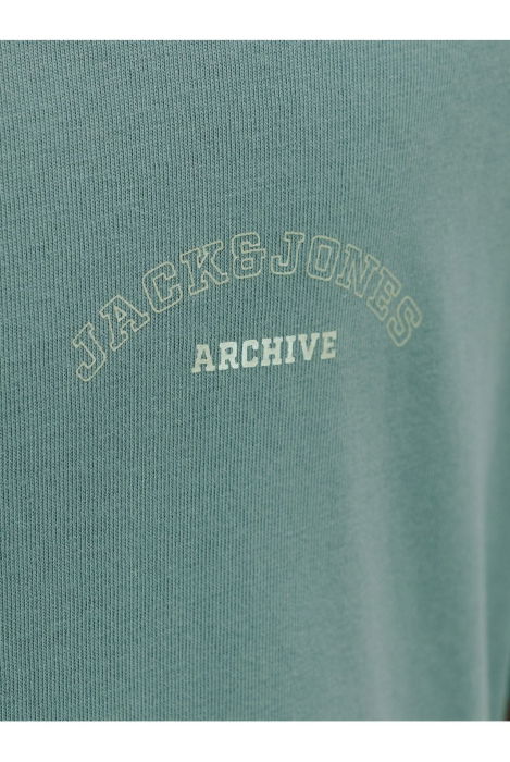 Tricou JACK &JONES College Logo Crew Neck JNR - 12289949-Mineral Blue [4]