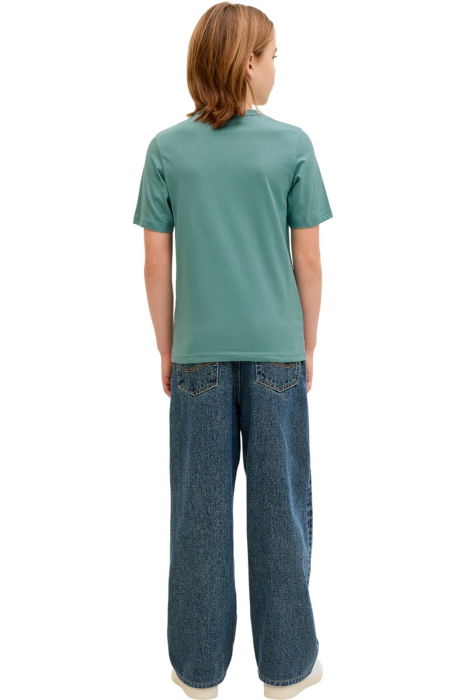 Tricou JACK &JONES College Logo Crew Neck JNR - 12289949-Mineral Blue [2]