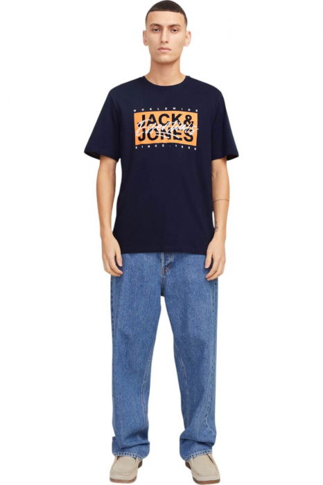 Tricou JACK &JONES Colton - 12268439-Sky Captain [4]