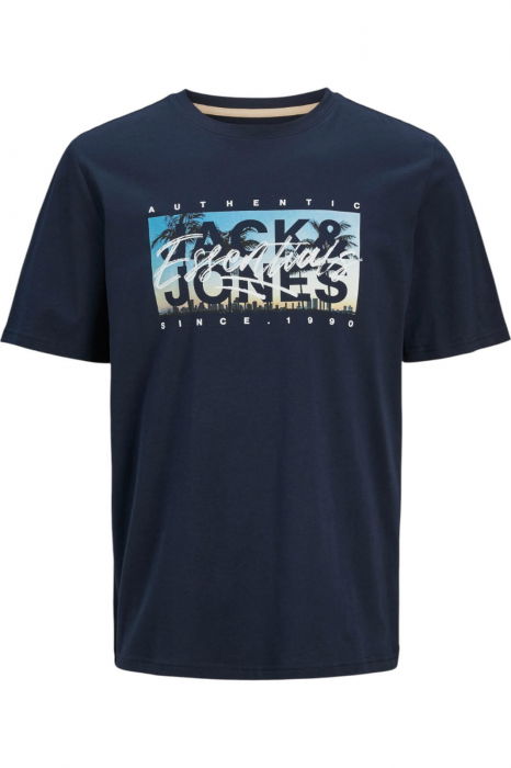 Tricou JACK &JONES Colton Photoprint - 12268438-Sky Captain [1]