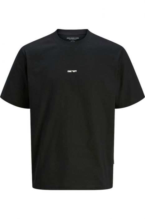 Tricou JACK &JONES Concrete Big Back Print - 12274376-Black [1]