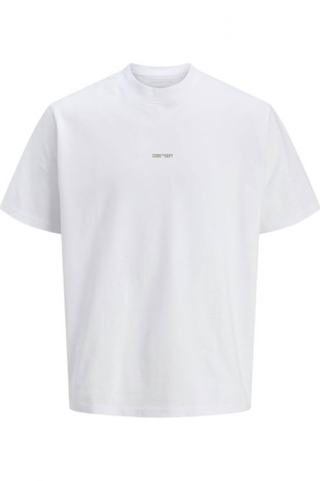 Tricou JACK &JONES Concrete Big Back Print - 12274376-Bright White [1]