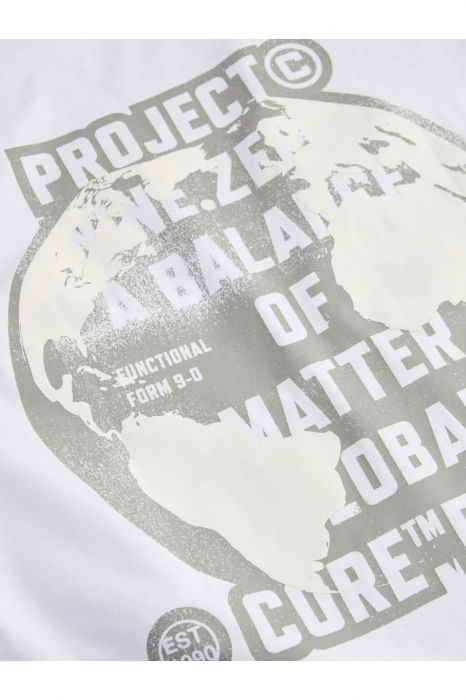 Tricou JACK &JONES Concrete Big Back Print - 12274376-Bright White [3]