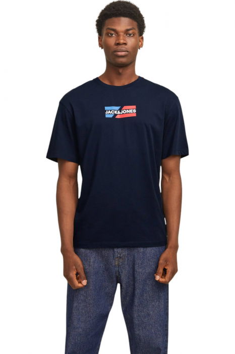 Tricou JACK &JONES Corp Graphic - 12268415-Sky Captain [1]