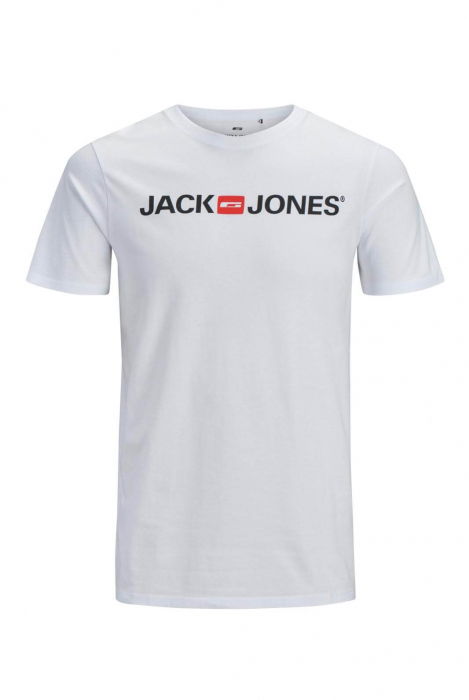 Tricou JACK &JONES Corp Logo - 12137126-White SLIM FIT [1]