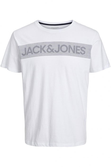 Tricou JACK &JONES Corp Logo - 12151955-White Play-3 [1]